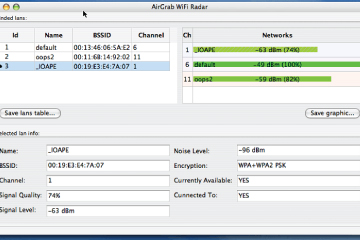 Download Easy WIFI Radar  1.05 - Hỗ trợ kết nối wifi