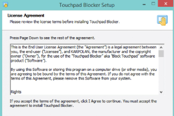 Download Touchpad Blocker - Chương trình trình điều khiển