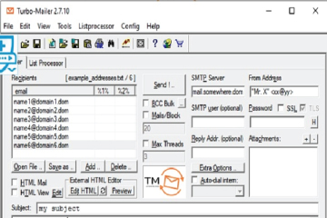 Download Turbo Mailer - Gửi số lượng lớn các Email cùng lúc