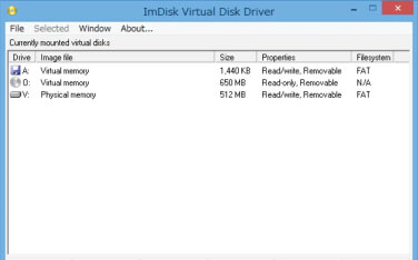 Download ImDisk Virtual Disk Driver - tạo ổ cứng ảo