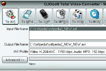Download OJOsoft Total Video Converter - Chuyển đổi video