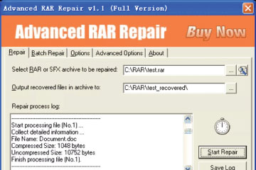 Download Rar Repair - Chỉnh sửa file nén