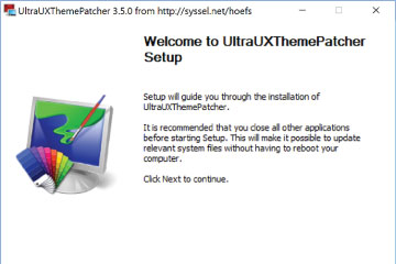 UltraUXThemePatcher - Cài đặt theme cho Windows 8