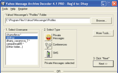 Download Yahoo Message Archive Decoder