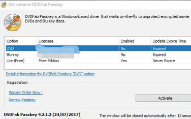 Download DVDFab Passkey Lite - mở khóa đĩa DVD