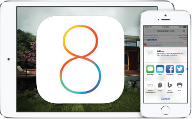 Download iOS 8 - Nâng cấp hệ điều hành iOS