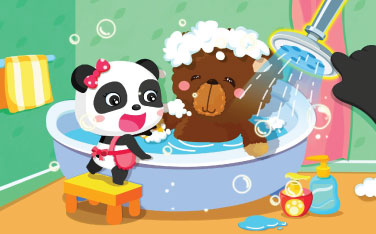 Download Baby Panda Happy Clean