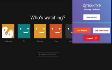 Download Tecknity  - công cụ xem phim trên Netflix Premium