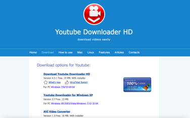 Youtube Downloader HD 4.0 - Phần mềm tải video YouTube miễn phí cho máy tính